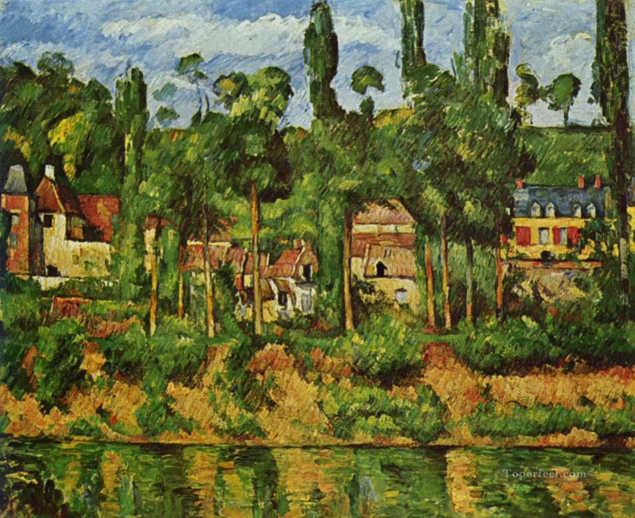 The Chateau de Medan Paul Cezanne Oil Paintings